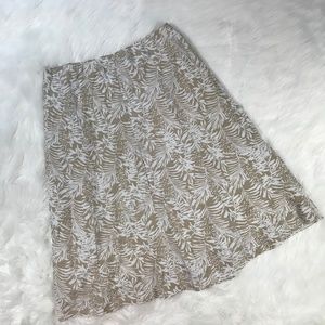 Christopher & Banks Womens Large Skirt floral